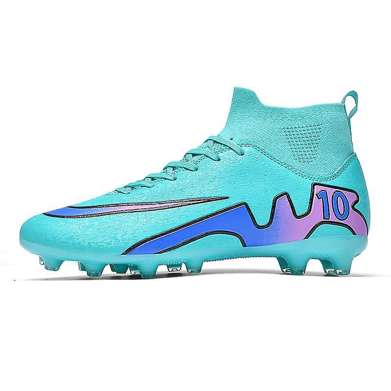 Mens Soccer Cleats Shoes Boys Athletic Outdoor Indoor Firm Ground