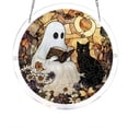 thumbnail image 2 of Halloween Decoration Indoor Outdoor Clearance Under $5.00! Thanksgiving Fall Decorations for Home, Halloween Ghost And Cats Acrylic Puzzle Hanging Ornaments Spooky Festival Decor Pendants, 2 of 6