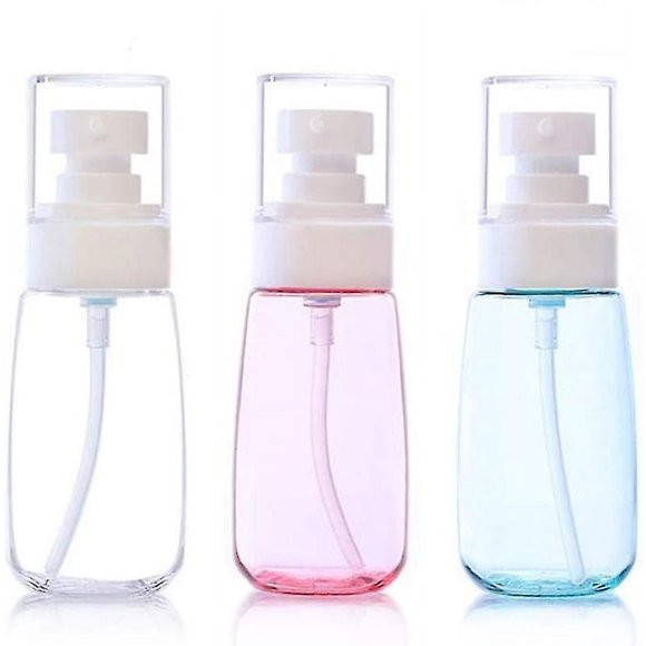 Dispensador portátil transparente vacío de 60 ml, contenedor dispensador rellenable para viaje