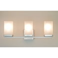 thumbnail image 3 of Moen YB8863BL 90 Degree 20" Wide 3 Light Reversible Bathroom Vanity Light Fixture - Black, 3 of 7