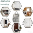thumbnail image 4 of SWAEAZR 2 Pack Small Wall Hanging Organizer Bag, Hanging Storage Basket with Pockets, Wall Organizer Waterproof Bin for Kitchen, Bathroom, Bedroom, Office, Courtyard, RV Camper, 4 of 7