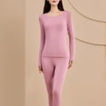 thumbnail image 5 of Fewfanhot 2 Piece Sets for Women Silk Long Underwear Long Thermal Underwear Sets Cold Weather Base Layer, 5 of 6