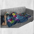 thumbnail image 6 of 16th Birthday Soft Flannel Fleece Throw Blanket, 16 Theme Teenage Design Party Balloons Celebration Image, Cozy Plush for Indoor and Outdoor Use, 50" x 60", Multicolor, by Ambesonne, 6 of 6