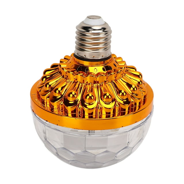 Bombilla de Bola Giratoria, PC Base E27 Práctica 6W Luz de Bola Giratoria Ee. Uu. 110-240V 30 A 50 METROS CUADRADOS CON CABLE DE ACHUFE DE 8.2 PIES PARA KTV