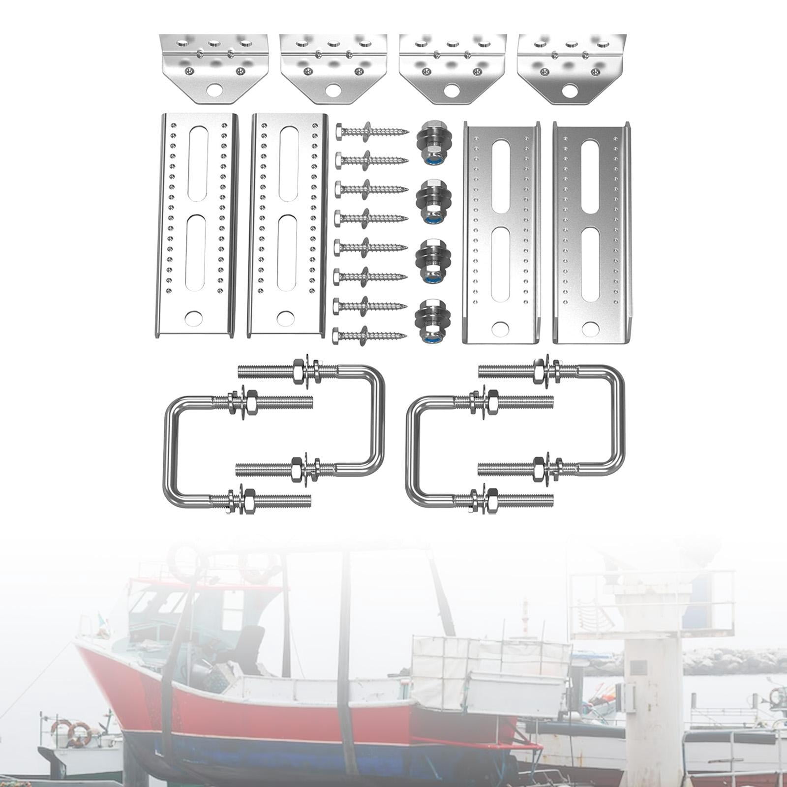 JISADER 4x 8" Top Bunk Bracket Kit Repair Parts Easily Install Square U
