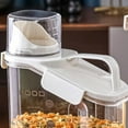 thumbnail image 4 of Cereal Dispenser, Rice Dispenser, Flour Sugar Storage Containers, Dog Food Storage Container, 1600 ML Cereal Containers Storage, Rice Holder, Clear, 10.23x9.26", 4 of 8