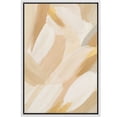 thumbnail image 6 of Framed Canvas Print Neutral Abstract Wall Art Beige MInimalist Decorative for Living Room Bedroom - 24"x36" WHITE, 6 of 8