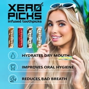 Xero Picks Candies Desserts Edition - Variety Pack - Infused Flavored Toothpicks - 80 Picks - 4 Pack