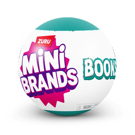 Mini Brands Books Capsule, Novelty Unbox Surprise, by ZURU, Ages 3+