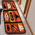 thumbnail image 6 of CURLYOOT Halloween Theme Runner Rug 2'x6' Washable Kitchen Runner Rug Indoor Non Slip Laundry Rugs Floor Carpet for Hallway Kitchen Entryway Bedroom Living Room, 6 of 9