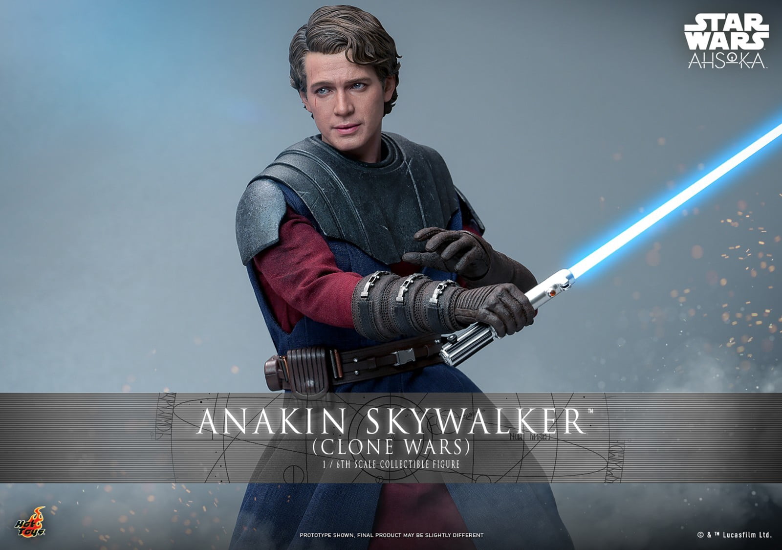 Hot Toys Sideshow Anakin Skywalker Star Wars Ahsoka 1:6 Scale 913285 In Stock