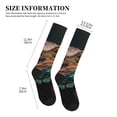 thumbnail image 4 of Sikiie Realistic Colorful Chameleon 1 Pairs Compression Socks for Men and Women 15-20 mmHg Running Support Socks, 4 of 7