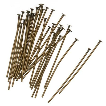 - Antiqued Brass Head Pins 1 Inches / 22 Gauge (X50)