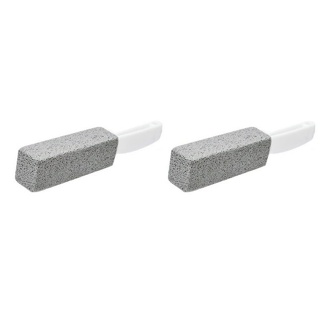 Cepillo de piedra pómez, 2 piezas Limpiador de inodoro de piedra pómez Cepillo de limpieza de inodoro de piedra pómez Materiales ecológicos Jadeshay A