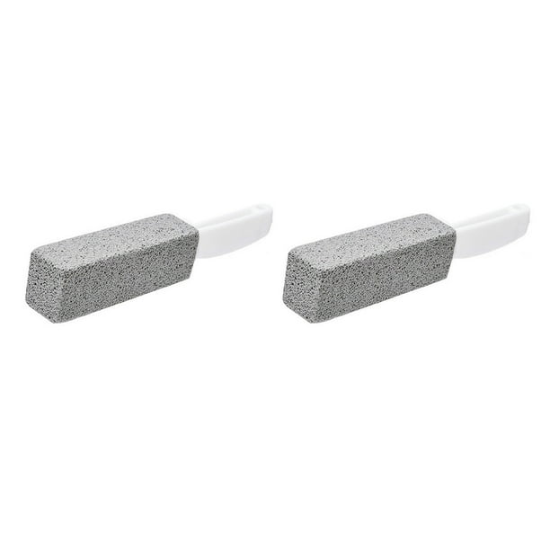 Cepillo de piedra pómez, 2 piezas Limpiador de inodoro de piedra pómez Cepillo de limpieza de inodoro de piedra pómez Materiales ecológicos Jadeshay A