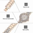 thumbnail image 2 of Elegant Girl Watch Rhinestone Wristwatch Female Watch Business Women Watch (Rose Gold), 2 of 4