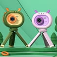 thumbnail image 6 of Meitianfacai Kids Camera for Boys and Girls, Cute Digital Camera for Kids, Toddler Camera Christmas Birthday Toy Gifts for Kids Age 3 4 5 6 7 8 9 10, Video Recorder 1080P HD,Green, 6 of 14