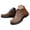 Brown, variant on Men's Fashion Loafers Vintage Leather Ankle Boots Handmade Chukka Booties Daily Casual Work Office Driving Walking Shoes Black,9