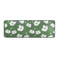 thumbnail image 2 of Beautiful Abstract Flowers Hallway Runner Rug 2'X6' Non-Slip Washable Carpet Runner Kitchen Entryway Laundry Bedroom, 2 of 7