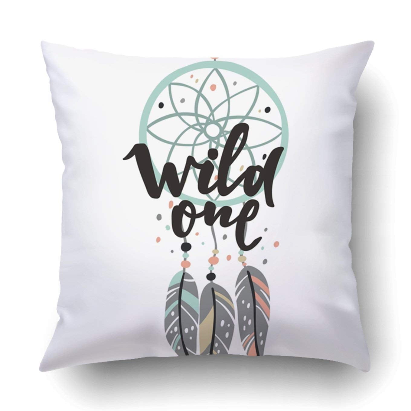 BPBOP Cute print in Boho Pillowcase Throw Pillow Cover Case 16x16