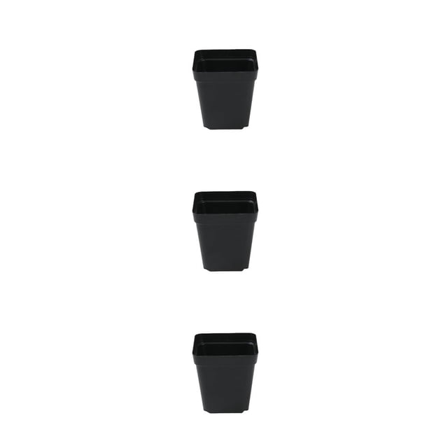 Cateissary Maceta cuadrada, macetas gruesas para flores, vivero, contenedor reutilizable, plántulas, caja de bonsái para jardín, adornos de Type1 NO1
