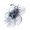 Gray, variant on WTXUE Headbands for Women, Handmade Women Hair Clip Feather Wedding Casual Fascinator Headpieces, Blue