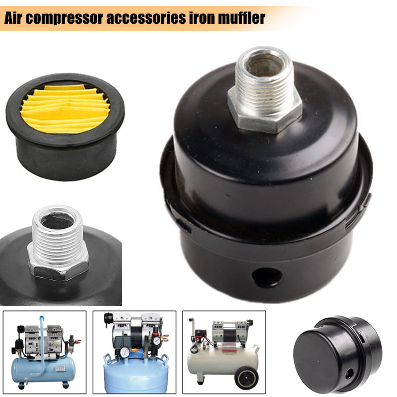3/4" 20mm Screw Thread Silencer Noise Filter Muffler for Air Pump Compressor 