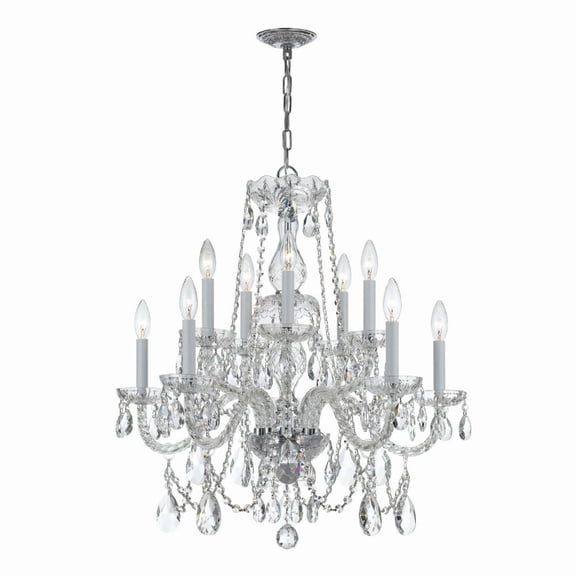 Crystorama Lighting - Ten Light Chandelier - Chandelier - Crystal - Ten Light