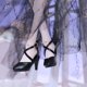 thumbnail image 5 of Zapatos de tacón alto a escala 1:4, zapatos femeninos, decoración de muñecas, zapatos de moda para modelos de muñecas, figuras de vestir, accesorios, 5 of 8