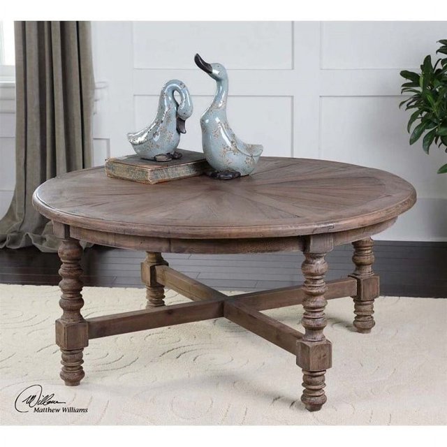 Uttermost Table Basse en Bois Samuel