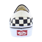 Vans U Classic Slip-On Unisex Shoes Size 5.5, Color: Black/White Checkerboard/White
