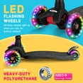 thumbnail image 3 of Scooters for Kids Age 3-5, Kick Scooter for Boys Girls Toddlers, 4 Adjustable Height, AEBC-9 Bearing, 3 Light Up Wheels, Lean to Steer, Outdoor Activities for Children from 3 to 12 Years Old, 3 of 6