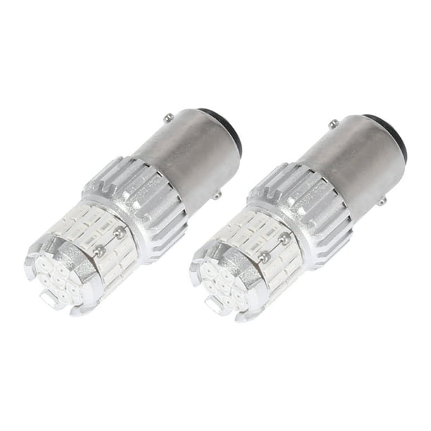 2 uds. 1157 BAY15D bombillas LED rojas de repuesto universales para luz de señal de giro y luz de freno