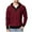 Red, variant on Men's Long Sleeve Hoodie Striped Sweatshirts Lightweight Soft Button T Shirt Active Athletic Workout Gym Sportwear