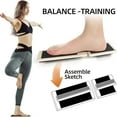 thumbnail image 1 of Solid Wood Inclined Step Stretching Board Wooden Calf And Foot Stretching Board Straight Leg Standing Stretching Board, 1 of 7