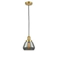 thumbnail image 1 of Innovations 201C-SG-G173-LED Fulton 1 Light Mini Pendant part of the Franklin Restoration Collection, Satin Gold, 1 of 1