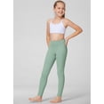 thumbnail image 2 of Stelle Girls Athletic Leggings with Hidden Pockets,Full Legnth Running Yoga Pants Workout Dance Leggings Tights for Tween Girls High Waisted Stretchy Active Leggings,5-16Y, 2 of 6