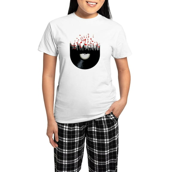 CafePress - Women's Light Pajamas - Women's Short Sleeve Print T-Shirt and Pants Light Cotton Pajama Set