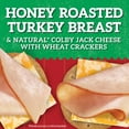 thumbnail image 2 of Hillshire Farm Protein Snack Pack, Honey Roasted Turkey Breast, Colby Jack Cheese, Wheat Crackers, 2.76 oz, (Refrigerated), 2 of 12