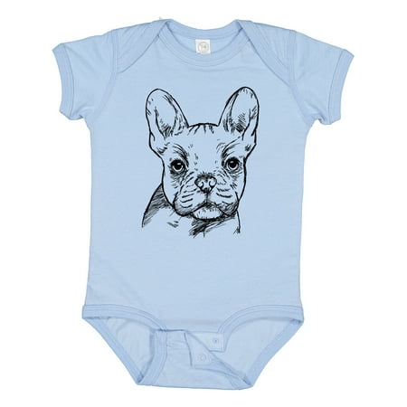 

Inktastic French Bulldog Portrait Gift Baby Boy or Baby Girl Bodysuit