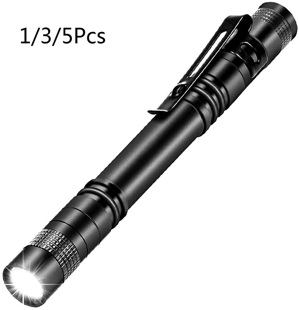 CREE XPE-R3 LED Mini Flashlight Pocket Light Medical Pen Light Mini Torch Clip 