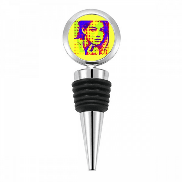 Comely Frail Vogue Simple Countenance Bottle Stopper Stainless Steel Rubber Reusable