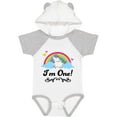 thumbnail image 3 of Inktastic 1st Birthday Unicorn Rainbow 1 Year Old Party Girls Baby Bodysuit, 3 of 5