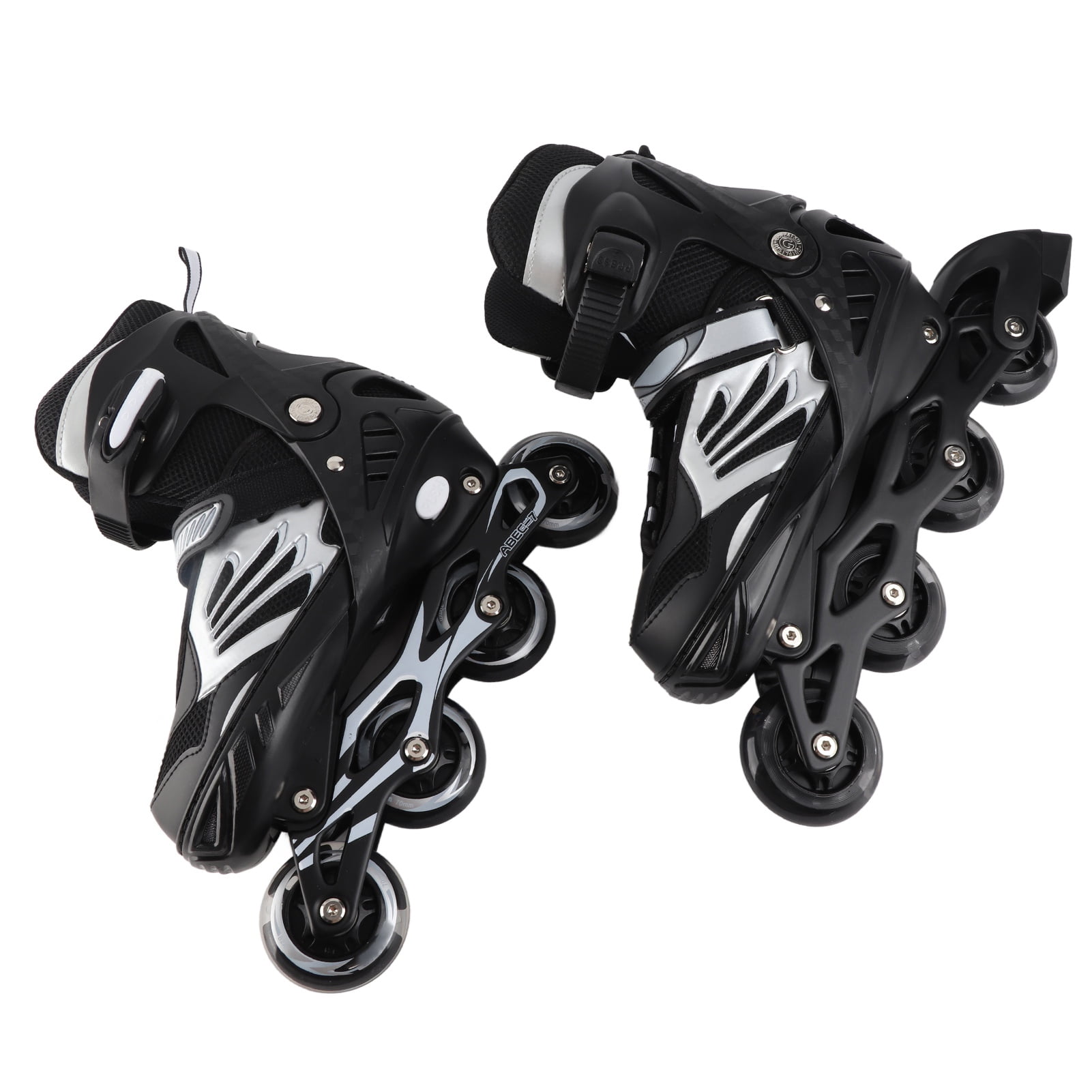 inline skates kids Adjustable Flashing Inline Skates for Kids with ABEC 7 Bearings 8 LED Wheels for Boys Girls Youth Size