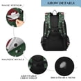 thumbnail image 4 of FORMRS Unisex School Backpack 17" Student Travel Bag with Laptop Compartment, Christmas Hats, 4 of 7