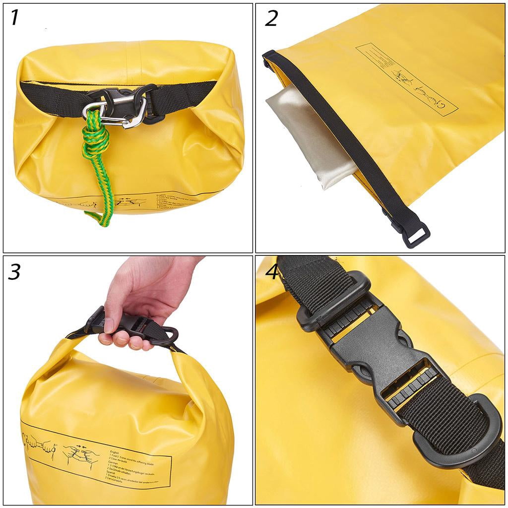Yihuala 2 in 1 Sand Anchors & Dry Bag with Adjustable Buoy for Kayak Ski