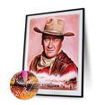 thumbnail image 4 of (cowboy-WLL1159) resina diamante occidental 30*40CM, 4 of 9