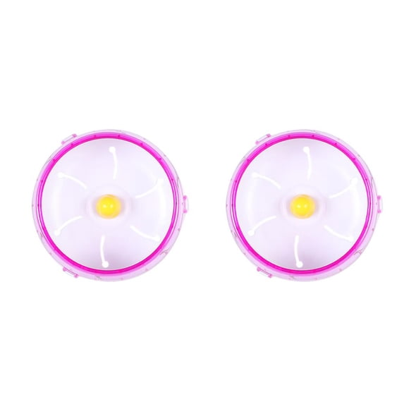 Greeniant Rueda de plástico para correr para mascotas, entrenamiento de ratas con Clip, silencioso para trotar, equipo de ejercicio, accesorios Type2 NO2