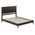 thumbnail image 2 of AFI Naples Queen Solid Wood Low Profile Platform Bed, Espresso, 2 of 12