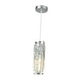 thumbnail image 2 of Lámpara colgante LED Salvador lujo elegancia moderna plata 10 cm 30 cm, 2 of 10